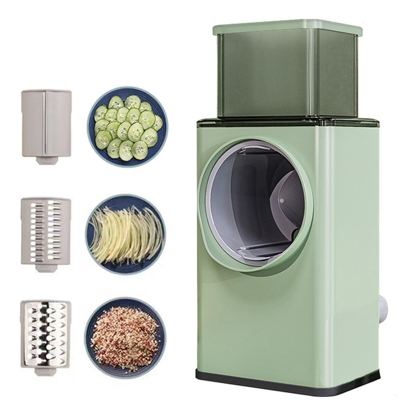 Multifunction Vegetable Cutter Slicer Hand Rotary Grater Shredder Roller N Q1Q4