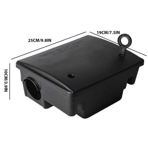 1-6x Defence Rat Bait Station Trap Lockable Control Box Rodent Poison Mouse
