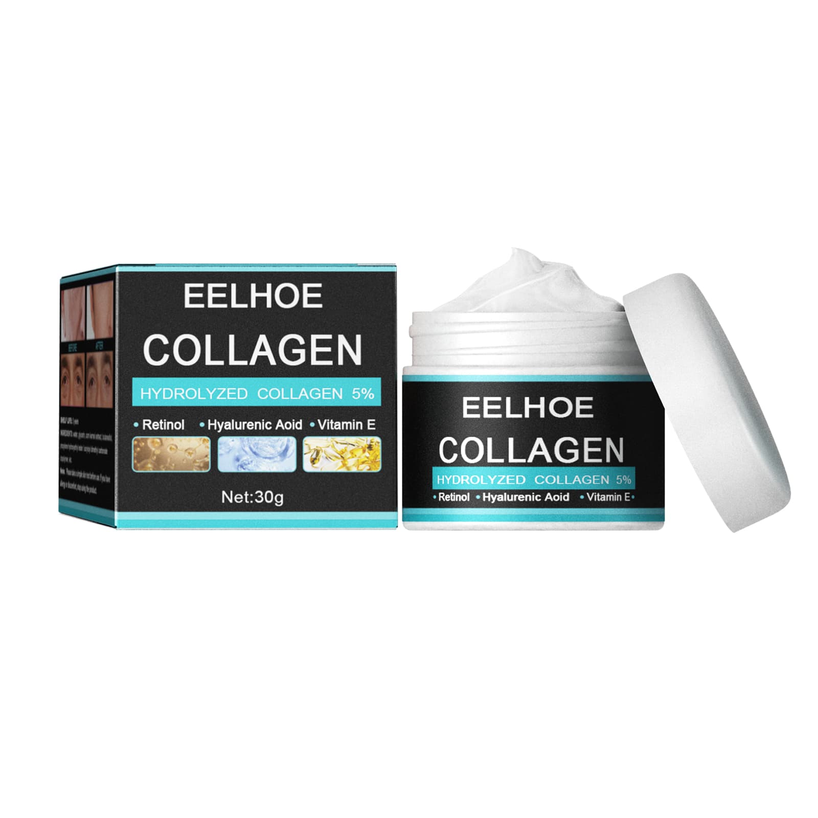 EELHOE Men Anti-wrinkle Cream, Skin Firming And Fading Fine Lines Hydrating And Brightening Facial Moisturizing Cream