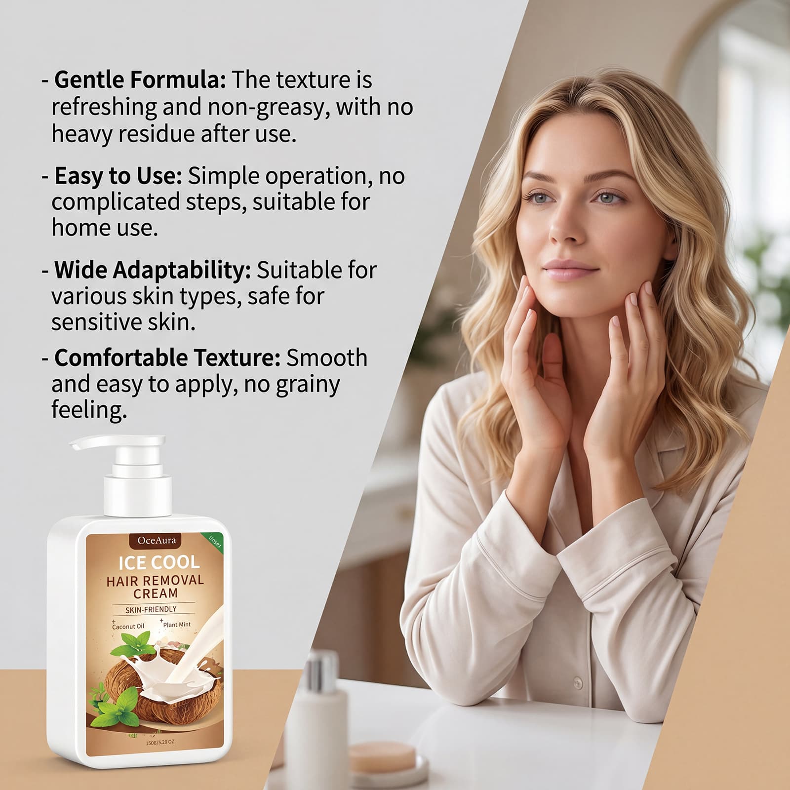 Refreshing Facial Depilatory Cream